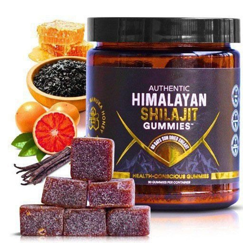 Shilajit Gummies - Himalayan Shilajit com Mel de Manuka | 30 gomas